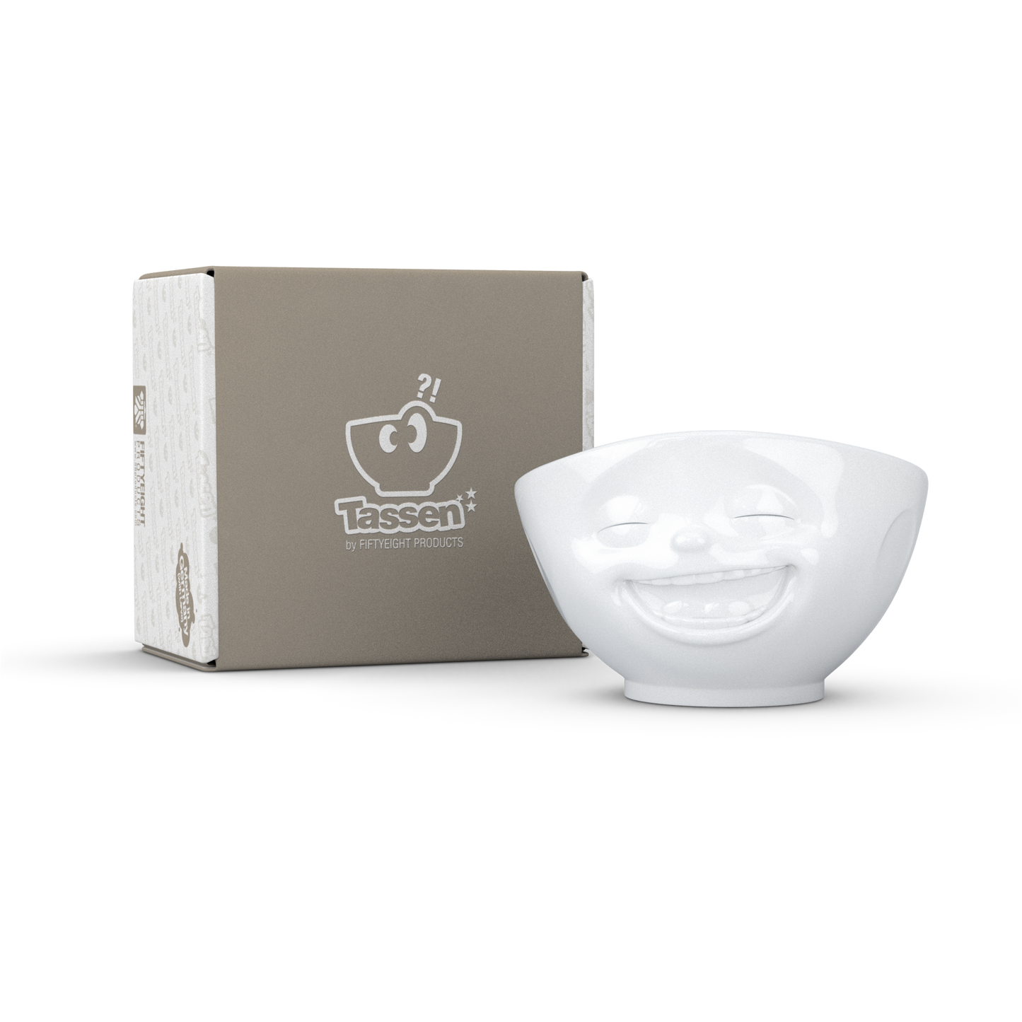 FIFTYEIGHT PRODUCTS / Tazze / Ciotola "Ridente" (Porcellana, 1000ml, bianca, Made in Germany)