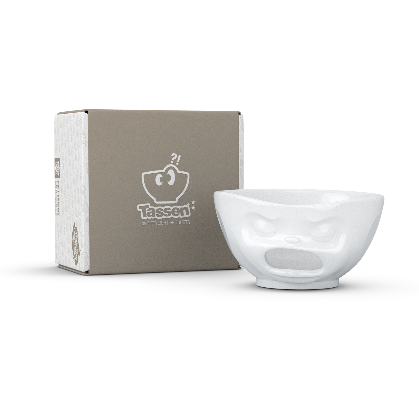 FIFTYEIGHT PRODUCTS / Mugs / "Puking" Bowl (Porcelain, 1000ml, white, Made in Germany)