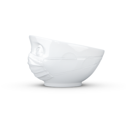 FIFTYEIGHT PRODUCTS / Cups / Bowl "Confident" (Porcelain, 500ml, white, Made in Germany)