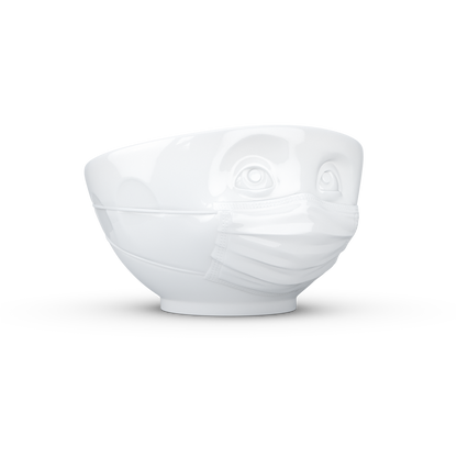 FIFTYEIGHT PRODUCTS / Cups / Bowl "Confident" (Porcelain, 500ml, white, Made in Germany)