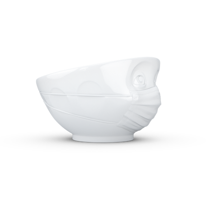 FIFTYEIGHT PRODUCTS / Cups / Bowl "Confident" (Porcelain, 500ml, white, Made in Germany)