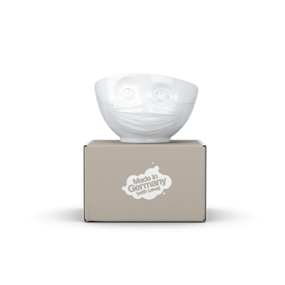 FIFTYEIGHT PRODUCTS / Cups / Bowl "Confident" (Porcelain, 500ml, white, Made in Germany)