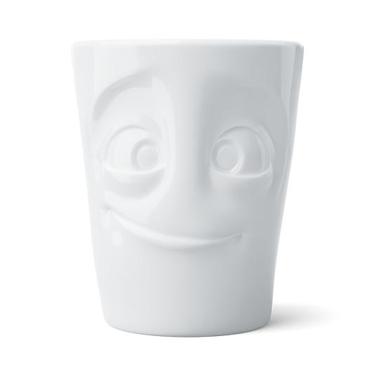 FIFTYEIGHT PRODUCTS / Tazza con manico extra large Maximug "Pronta" (porcellana, 500 ml, bianca, Made in Germany)