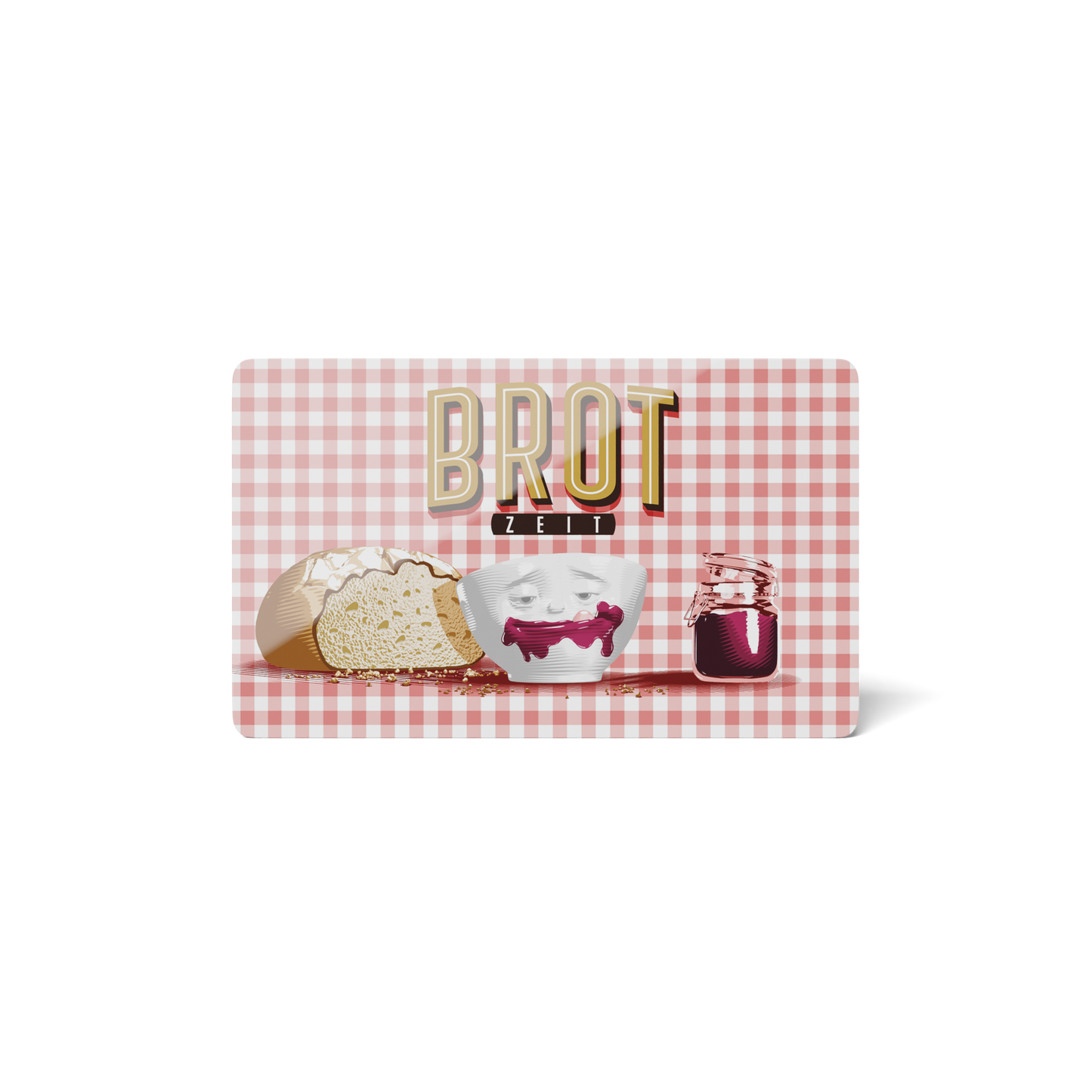 FIFTYEIGHT PRODUCTS / Mugs / "Thank You" Breakfast Board (Resopal, 14x23x1 cm, Multi-coloured, Made in Germany)