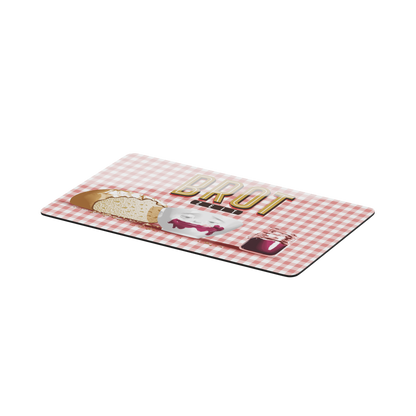 FIFTYEIGHT PRODUCTS / Mugs / "Thank You" Breakfast Board (Resopal, 14x23x1 cm, Multi-coloured, Made in Germany)