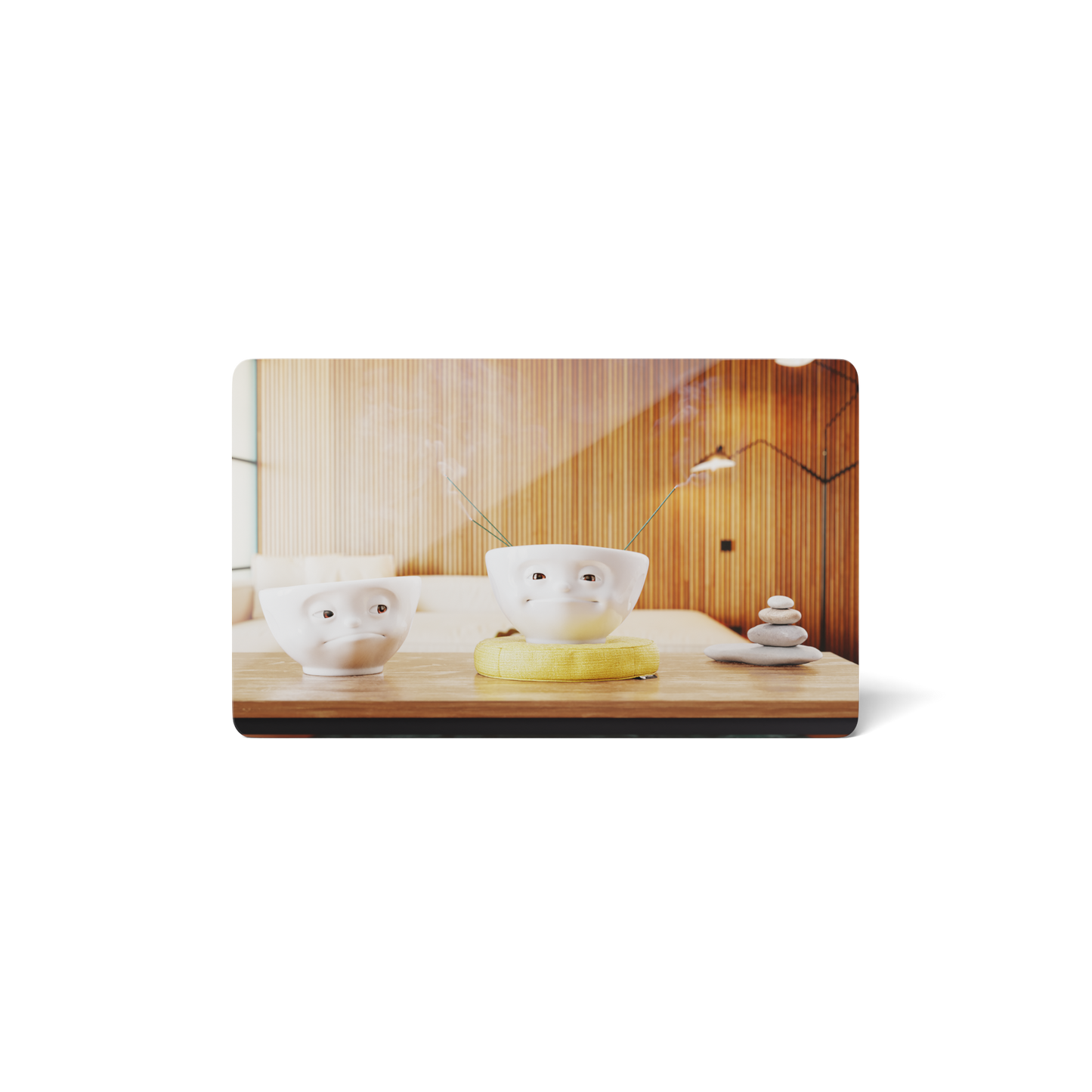 FIFTYEIGHT PRODUCTS / Mugs / "Thank You" Breakfast Board (Resopal, 14x23x1 cm, Multi-coloured, Made in Germany)