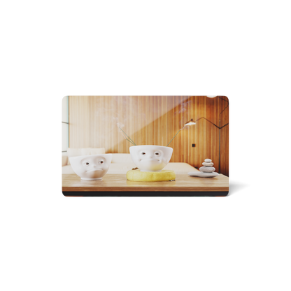 FIFTYEIGHT PRODUCTS / Mugs / "Thank You" Breakfast Board (Resopal, 14x23x1 cm, Multi-coloured, Made in Germany)