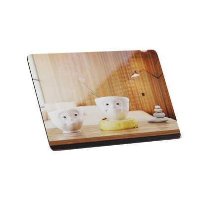 FIFTYEIGHT PRODUCTS / Mugs / "Thank You" Breakfast Board (Resopal, 14x23x1 cm, Multi-coloured, Made in Germany)