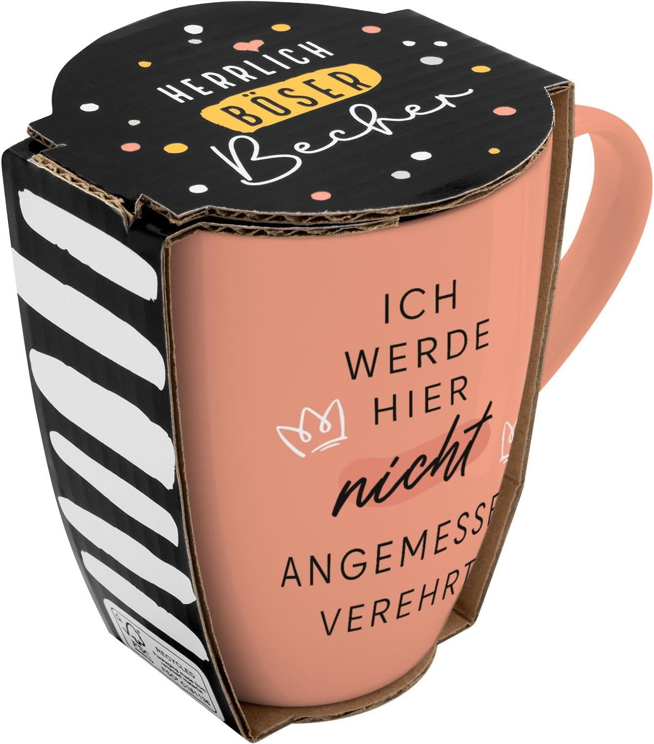 Sheepworld Mug with Saying | 350ml | Design "adored"