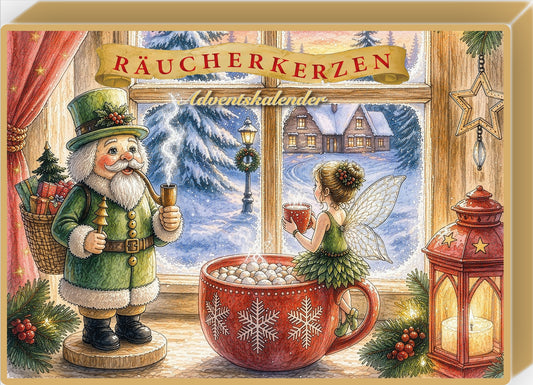 Räucherkerzen-Adventskalender, Motiv: Winterzauber