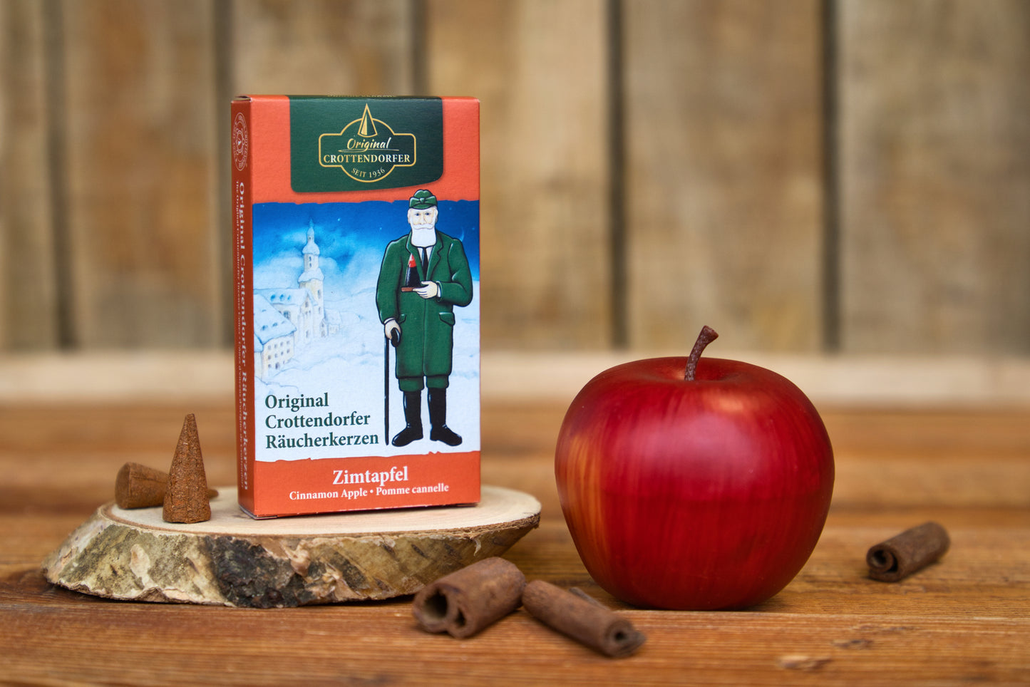 Crottendorf Incense Cones - Cinnamon Apple
