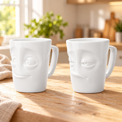 FIFTYEIGHT PRODUCTS / Tazza con manico extra large Maximug "Pronta" (porcellana, 500 ml, bianca, Made in Germany)