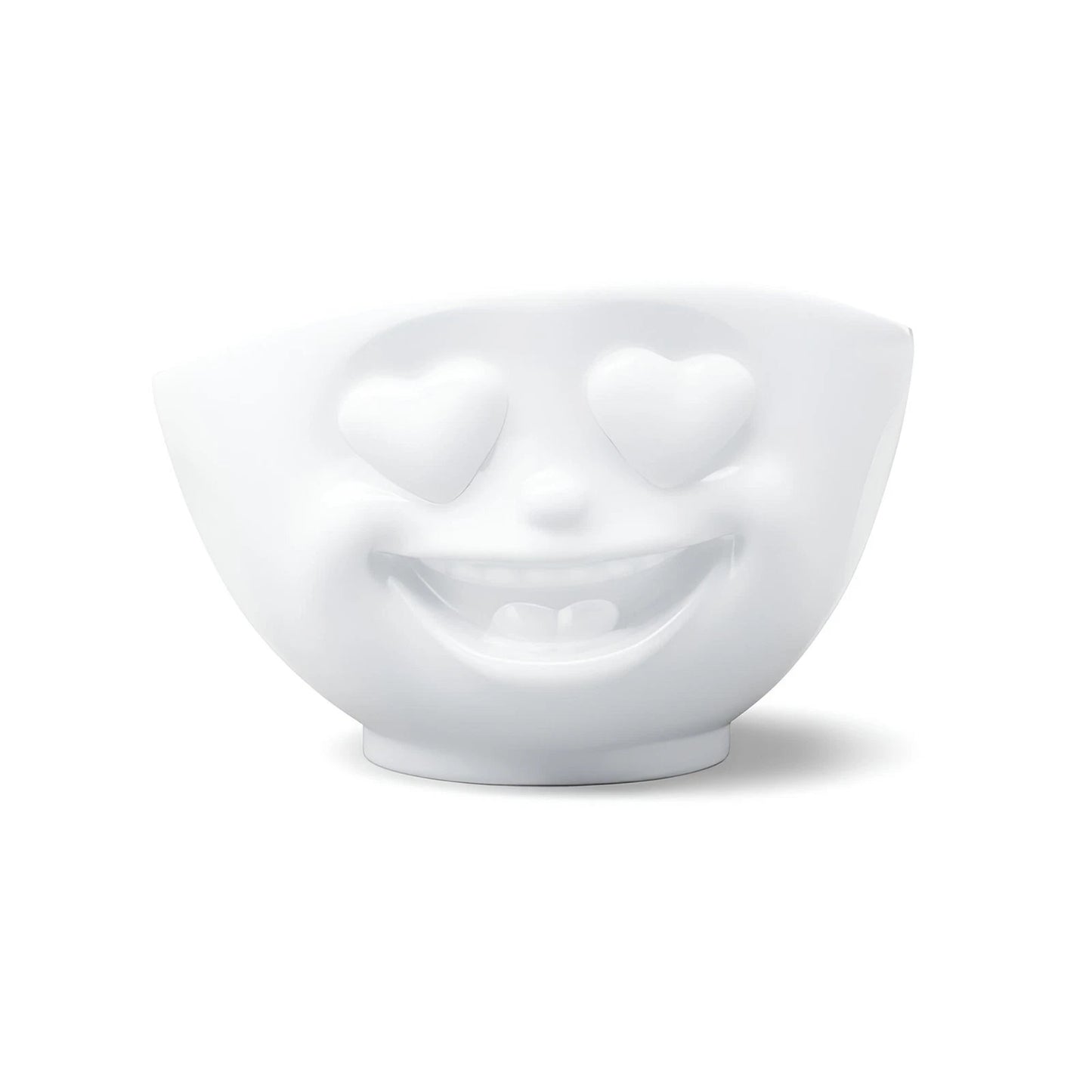 FIFTYEIGHT PRODUCTS / Schale „Herzlich“ (Porzellan, 500ml, Weiß, Made in Germany)