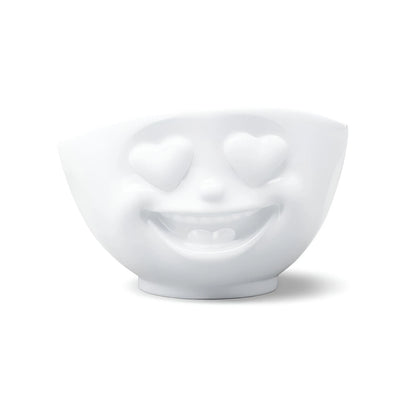 FIFTYEIGHT PRODUCTS / Schale „Herzlich“ (Porzellan, 500ml, Weiß, Made in Germany)