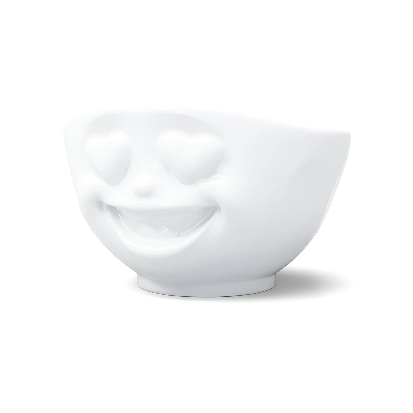 FIFTYEIGHT PRODUCTS / Schale „Herzlich“ (Porzellan, 500ml, Weiß, Made in Germany)