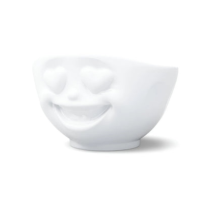 FIFTYEIGHT PRODUCTS / Schale „Herzlich“ (Porzellan, 500ml, Weiß, Made in Germany)