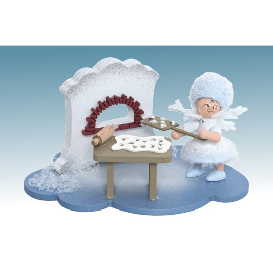 Drechslerei Kuhnert | Fiocco di neve su nuvola | Pasticceria natalizia