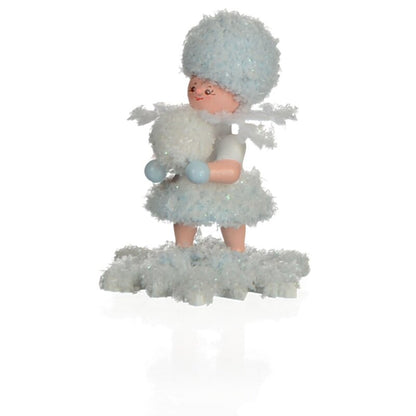 Kuhnert Woodturning Snowflake with Snow Globe - 5 cm