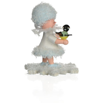 Drechslerei Kuhnert Snowflake with Little Birds - 5 cm